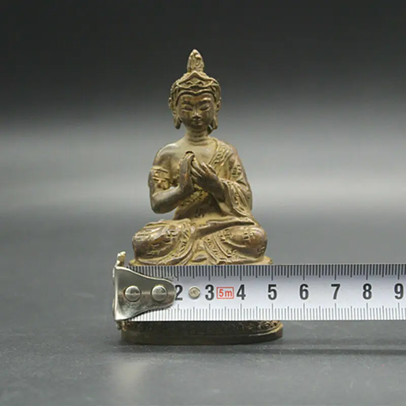 Beautiful Tibetan Bronze Buddhism Buddha statue Exorcism peace Feng Shui Statue