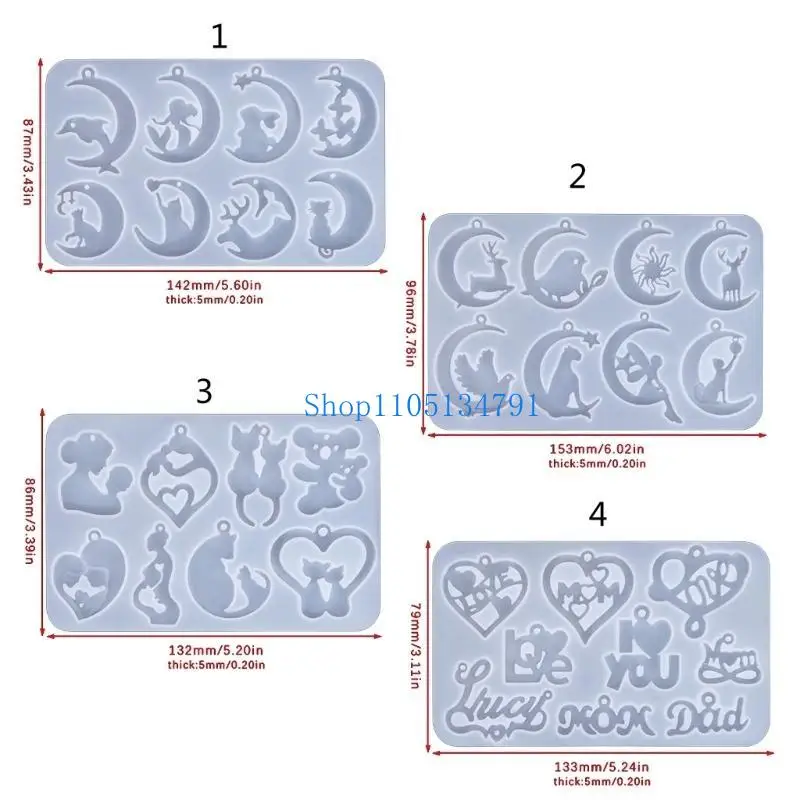 98 كجم أقراط سيليكون قالب راتنجات الايبوكسي قالب مجوهرات الصب أدوات الأذن الزينة قوالب DIY بها بنفسك الأذن قطرة المعلقات حلية #6