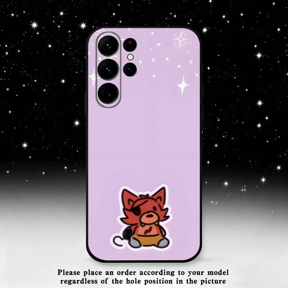 Five-Nights-At-Freddys F-Fnaf Phone Case For Samsung S25,S24 Ultra,S20,S30 plus,S22 plus,S23,S30 Ultra 5G Silicone Black Shell - Image 6