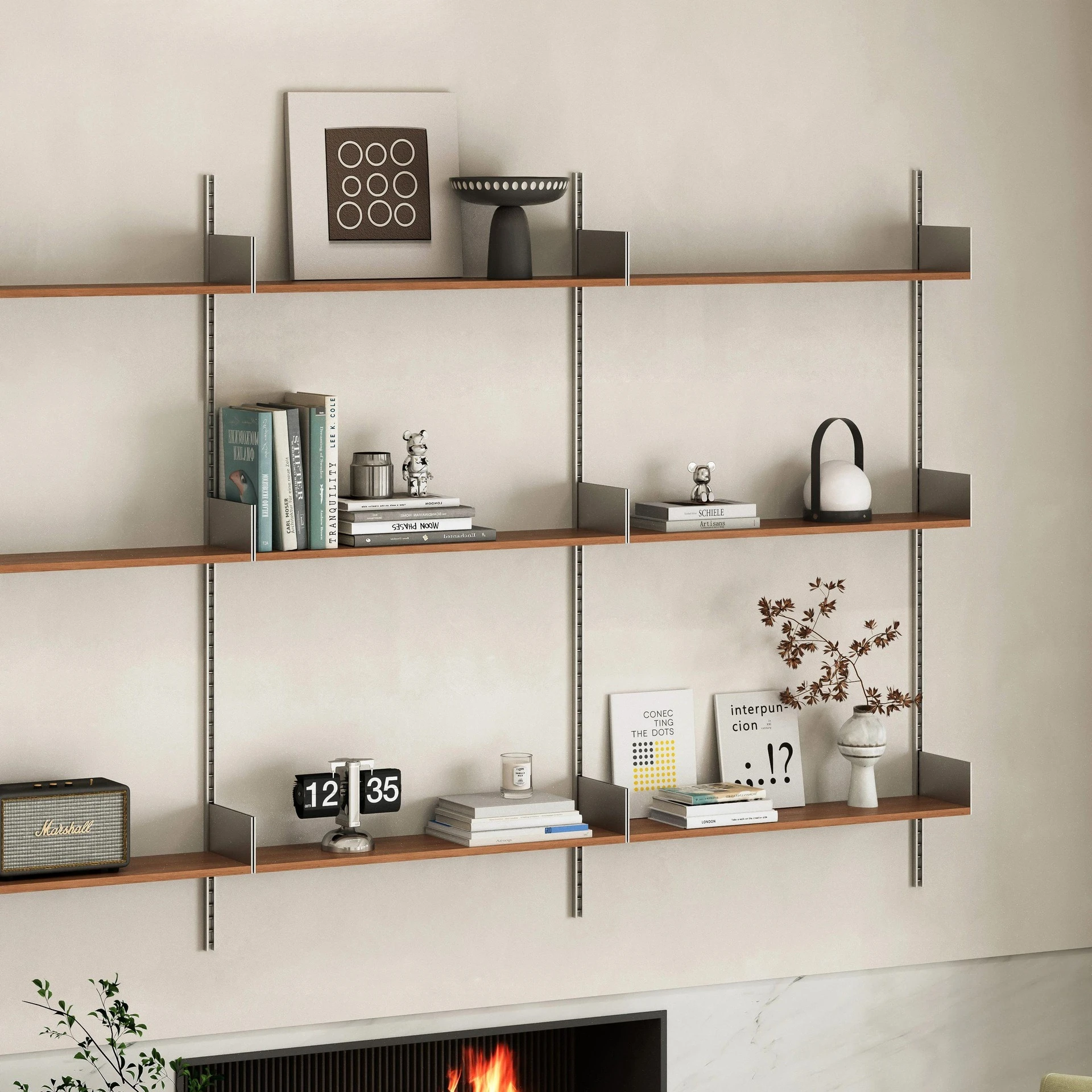 

Track bookshelf wall shelf wall shelf creative baffle