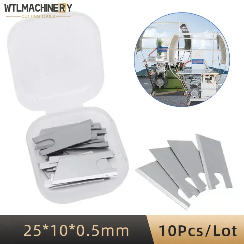 

10 шт., лезвия для обвязочной машины, автоматическое лезвие для обвязочной машины с полиэтиленовой лентой для полуавтоматического прессования