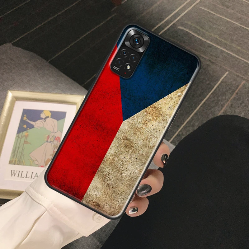 Czech Republic Czech Flag Case For Redmi Note 12 Pro 8 9 10 11 Pro Note 12S 11S 10S 9S 8T Redmi 12C 10C 10A 9C Cover