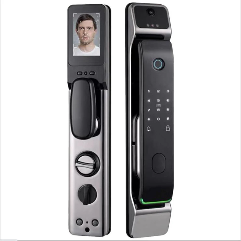 Automatic fingerprint lock household anti-theft door password intelligent lock 3D face recognition lock