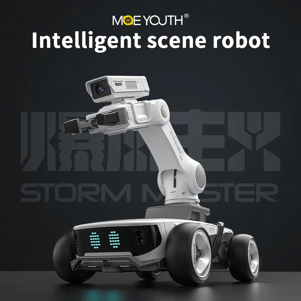F07 Programmable Humanoid Robot With Robotic Arm & HD FPV Brazo Robotico For Lifting Transport Obstacle Avoidance APP Control