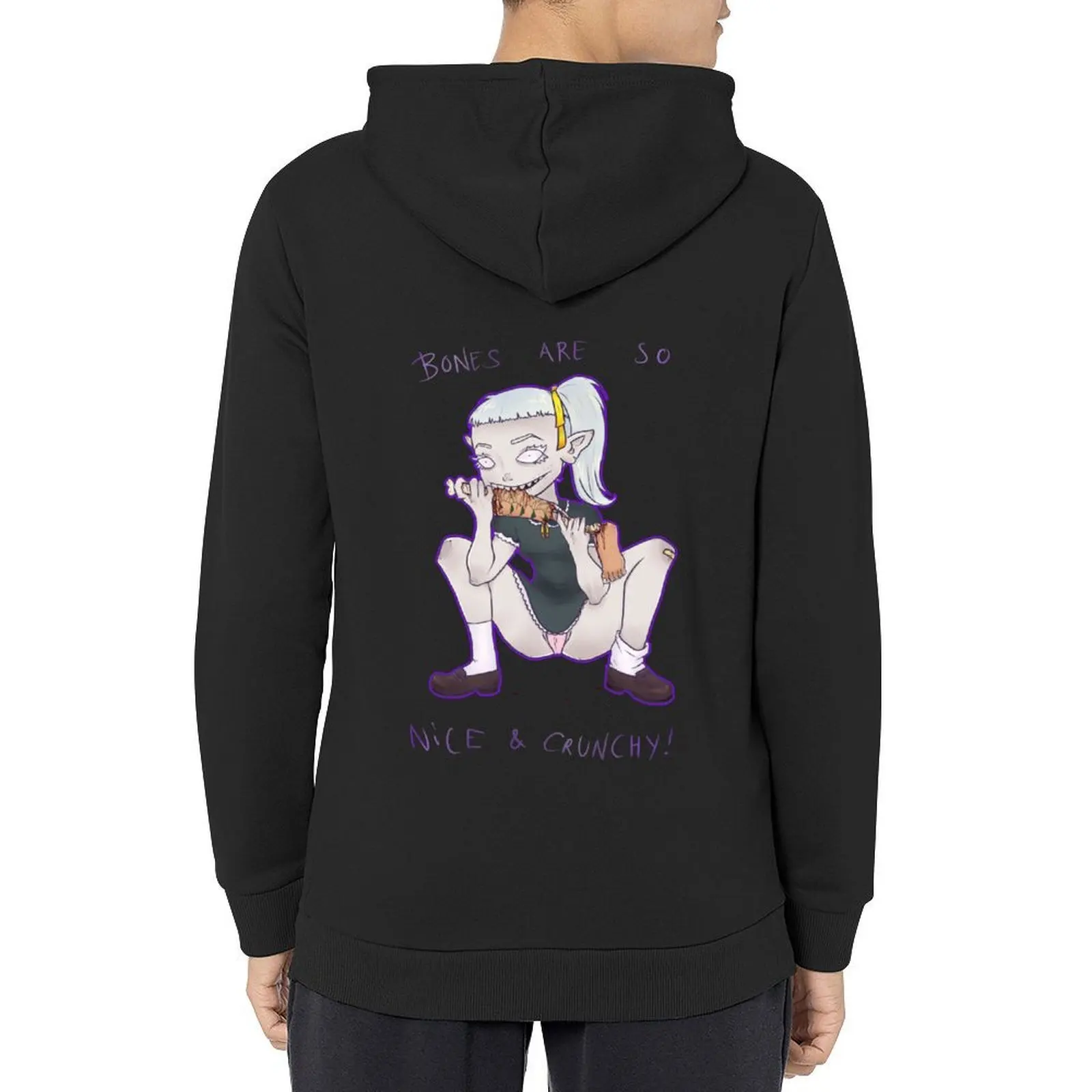 

BONES ARE SO NICE & CRUNCHY! Hoodie hooded shirt men clothing anime clothes mens clothes pullover hoodies
