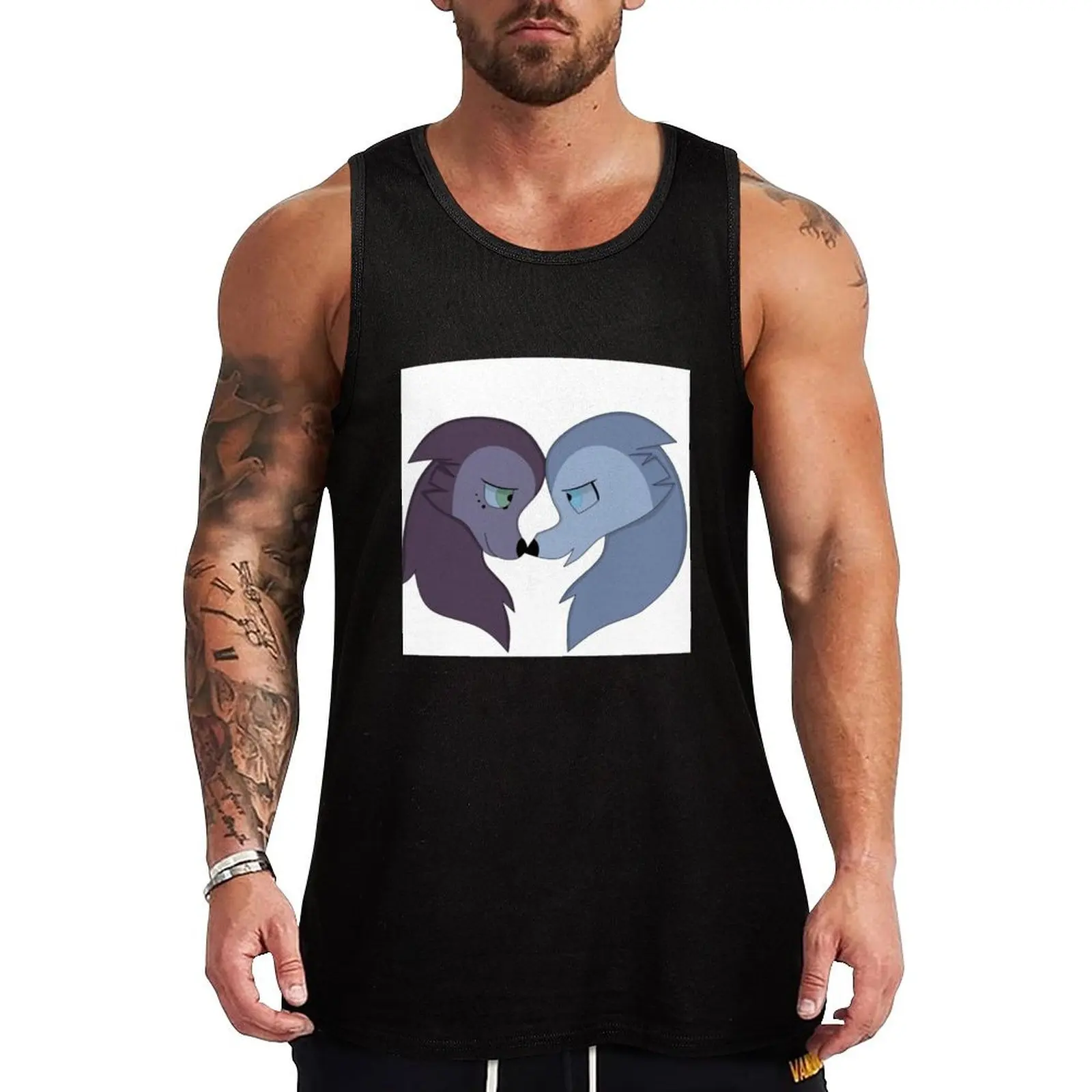 Wolfwalkers Night (Robyn & Mebh) Tank Top Fitness men clothing vest men