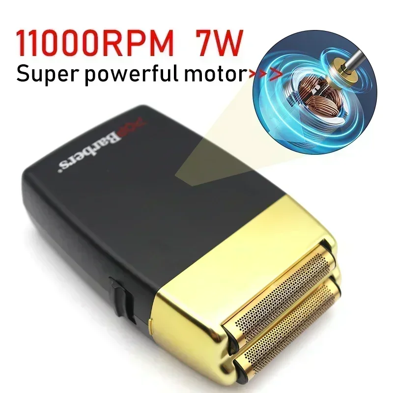 11000 RPM POP Barbieri P620 Tagliacapelli elettrico professionale da uomo Rasoio a doppia lamina Rasoio elettrico USB Macchina per tagliare i capelli