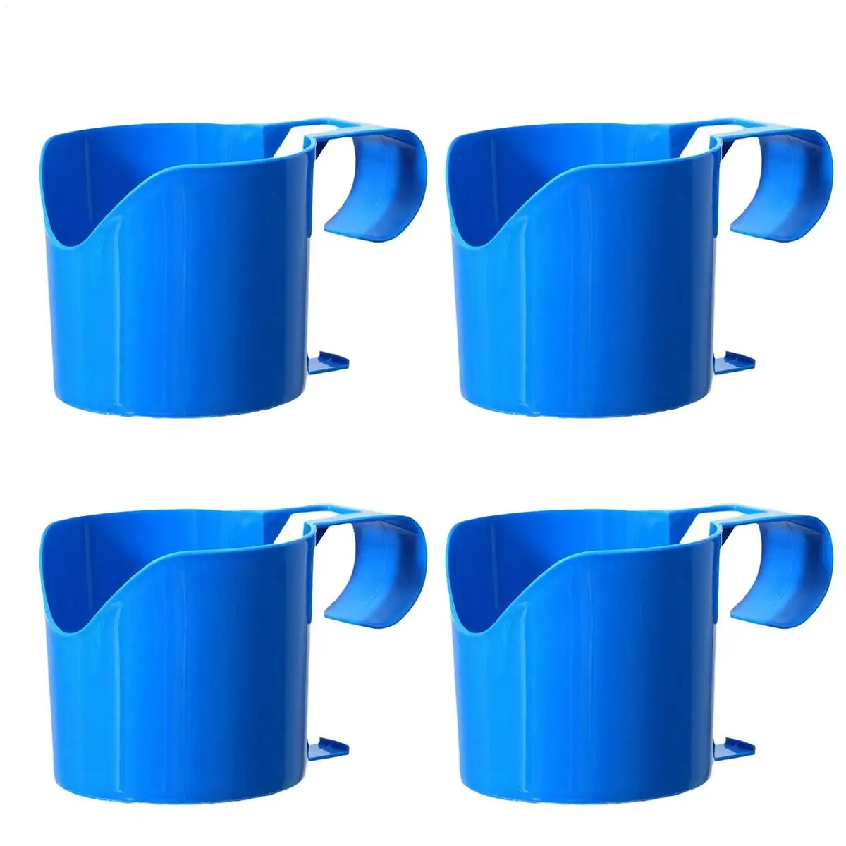 

4pcs Pool Cup Holder Multifunctional Swimming Pool Storage Shelf Quick Install Poolside Beverage Rack Pool Bar Accessories