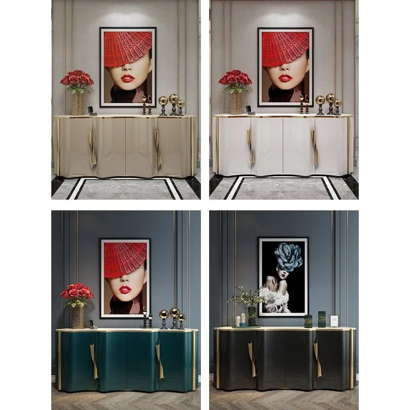 after entering the door porch cabinet, modern simple dining side cabinet, living room decorative locker, home shoe cabinet
