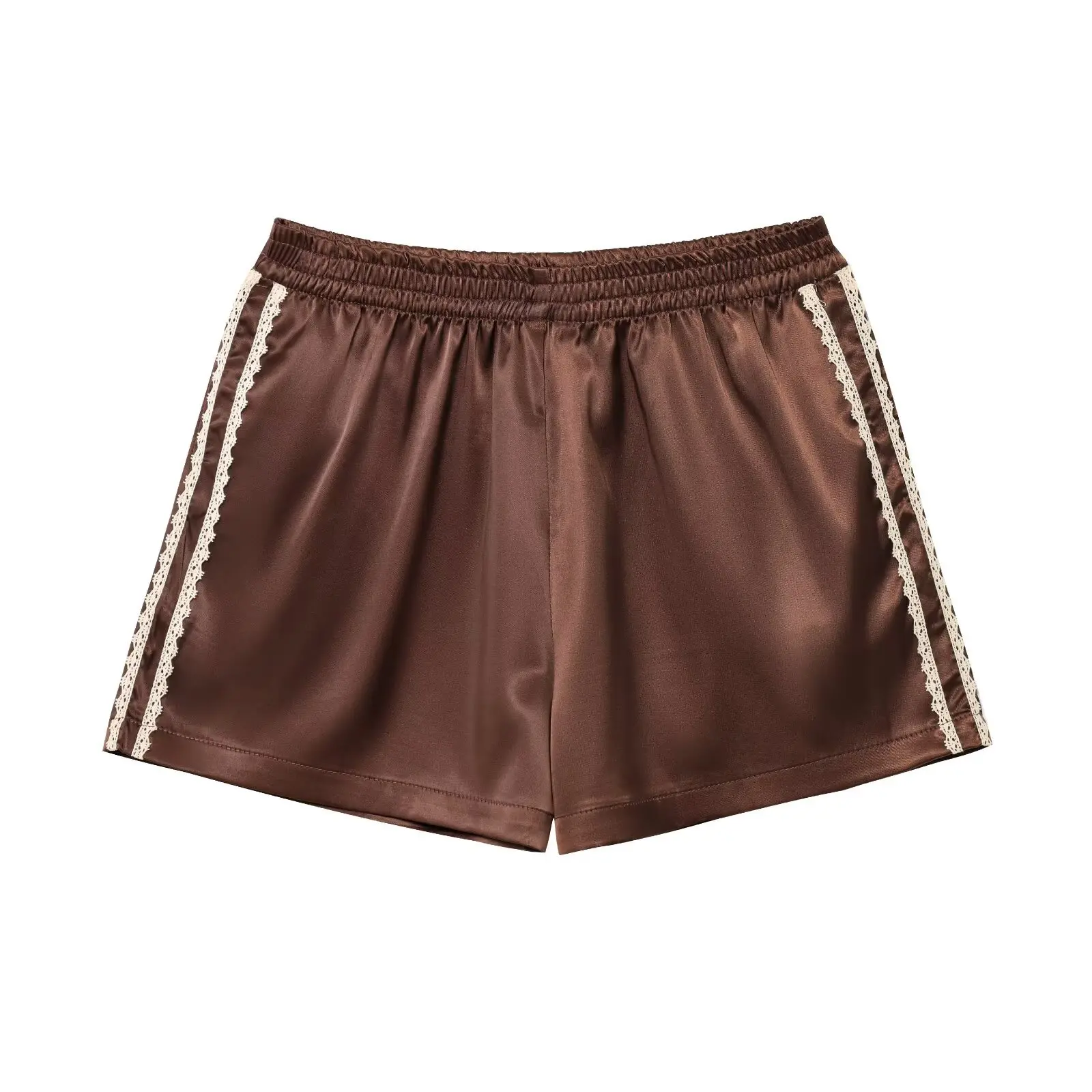 

Summer 2025 new women's lace sport casual pants retro straight wide-leg pants trendy