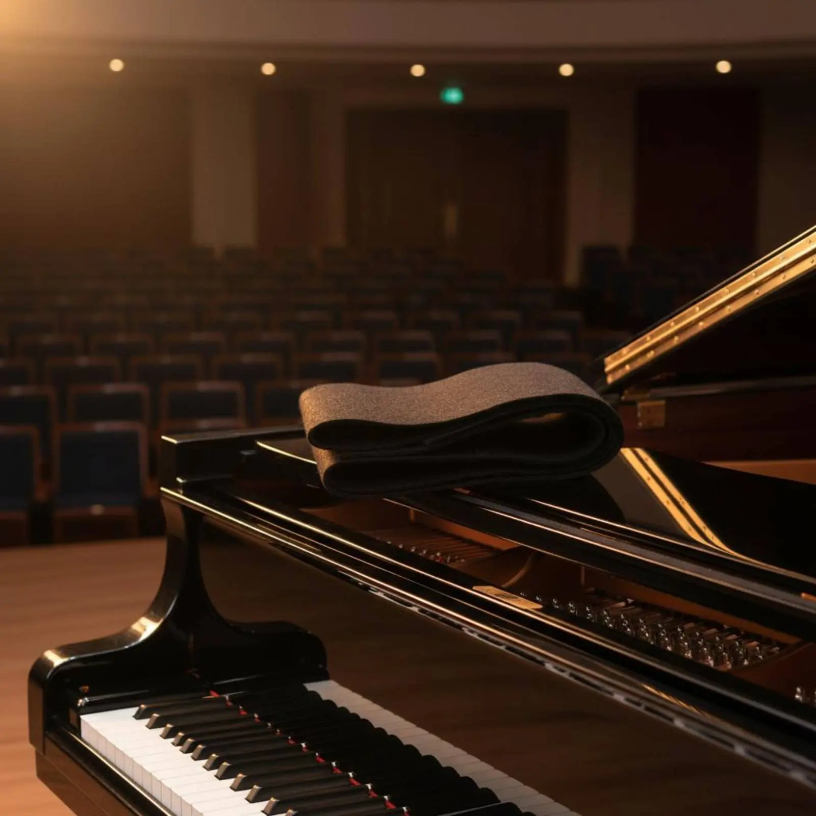 Grand Piano Sheet Rack Cover Anti Wear Piano Music Stand Felt Self-Adhesive Felt Strip Thickened Musical Instrument Accessory