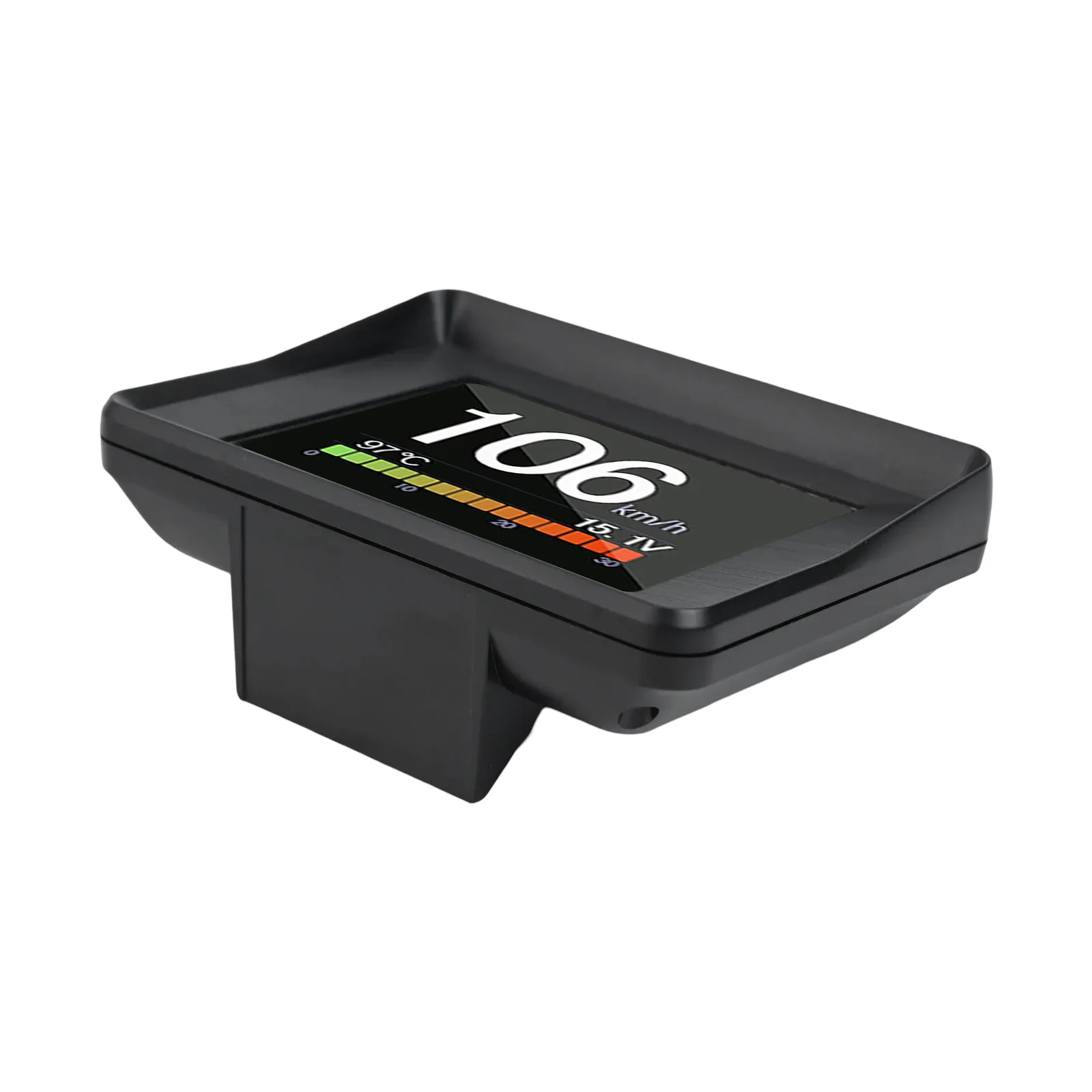 

74*55*20 мм Автомобильный цифровой дисплей Монитор скорости автомобиля Монитор напряжения Напоминание о усталости вождении Полностью герметичный дизайн Морские условия