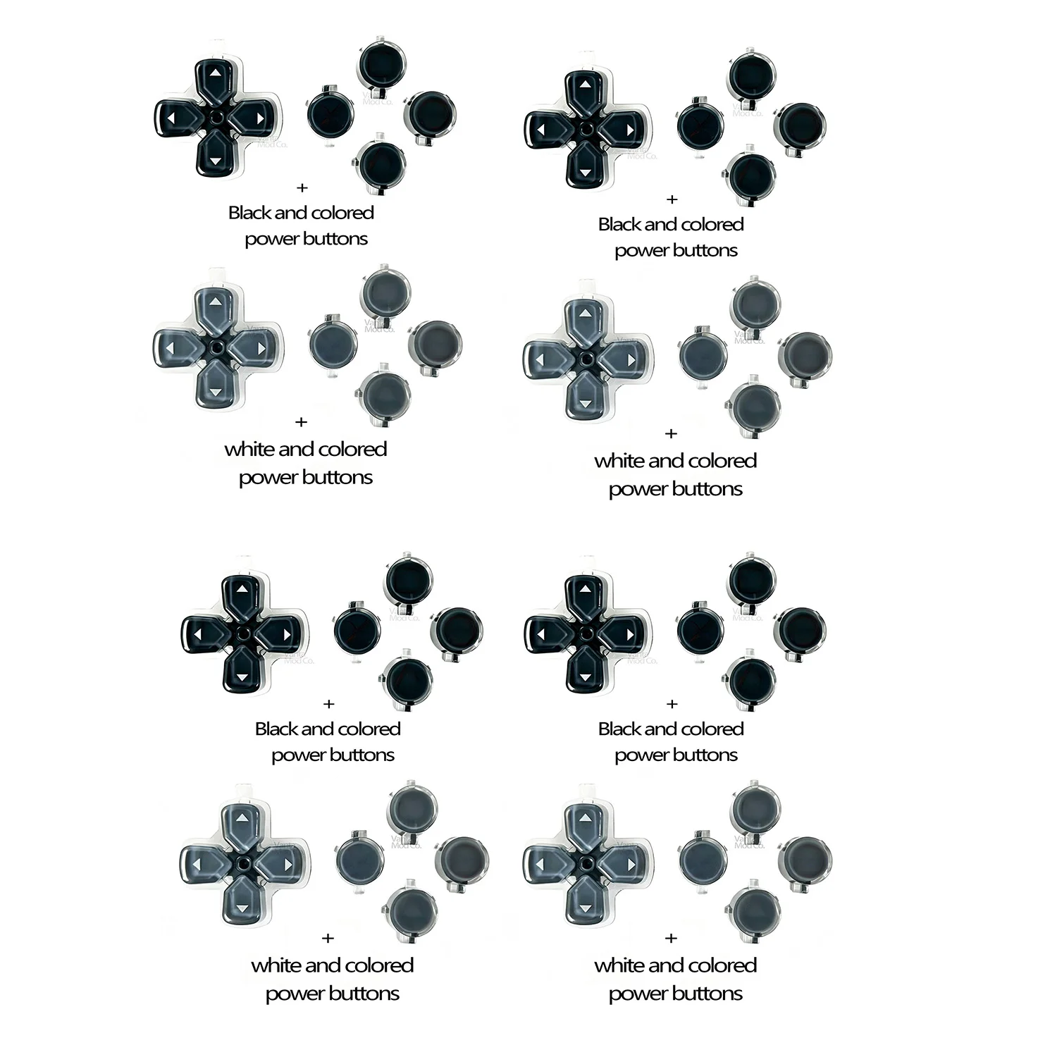 FOR PS5 controllers  30th  Black Color Button Edition  Power Button Edition  and D-Pad Edition