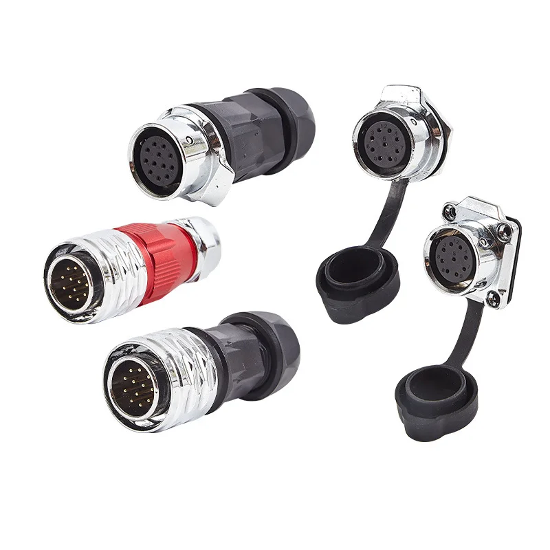 ELEWIND Aviation plug IP67 waterproof connector FD20 multi-core push-pull self-locking fast 9-core 12-core