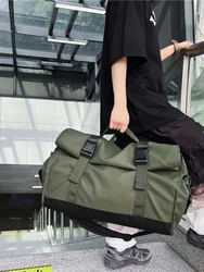 Men's Outdoor Travel Large Capacity Mountain Climbing Bag Waterproof Fitness Crossbody Bag Handheld Single Shoulder Bag