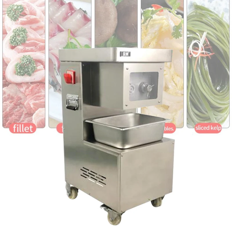 New Type Meat Cutting Machine 220V Meat Slicer  Fresh Meat Slicing Machine Shreds Cutter Optional Thickness