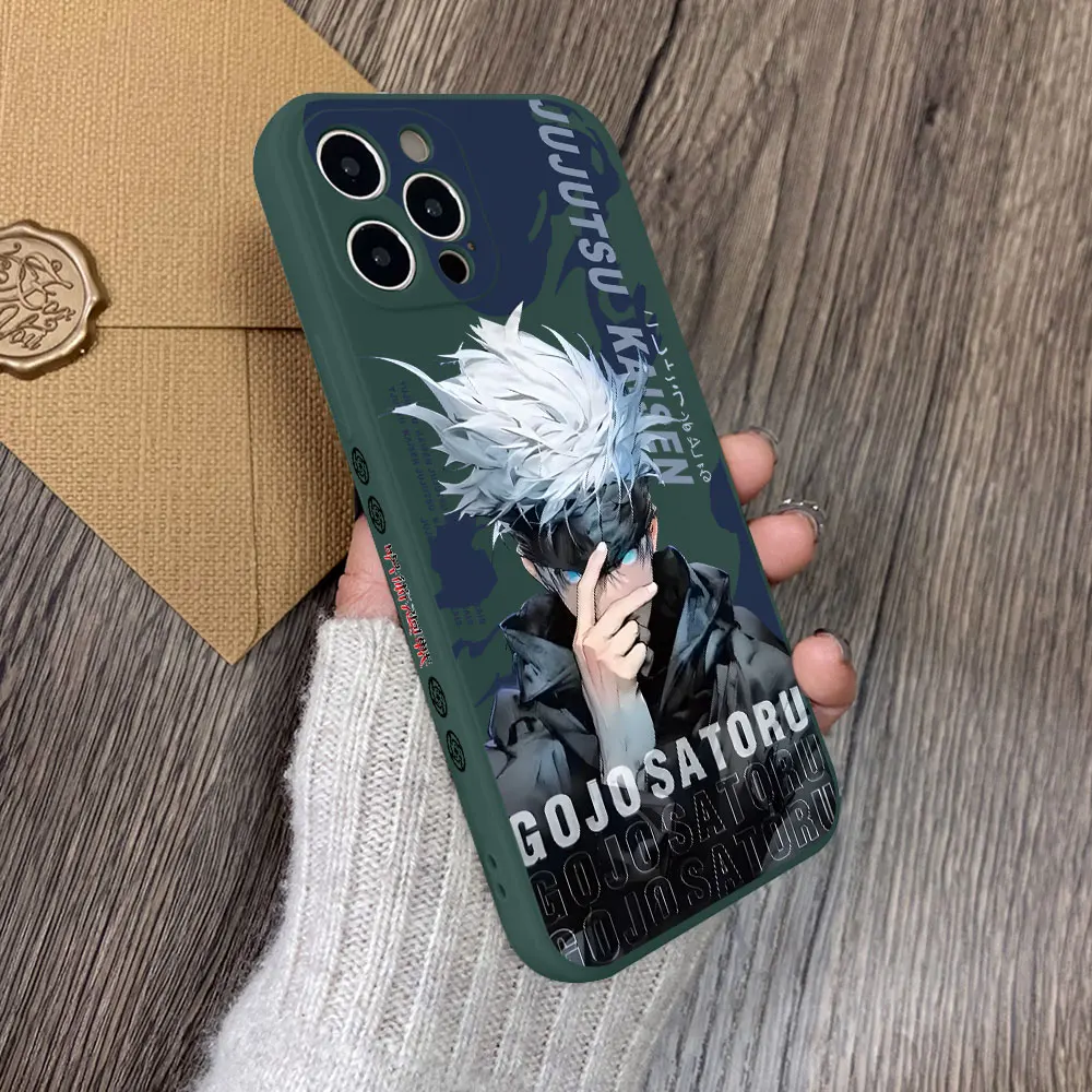 Jujutsus Kaisens Gojos Phone Case for Oppo A98 A96 A94 A78 A74 A60 A57 A54 A53 A38 A17 A16 A15 4G 5G Straight Edge Soft TPU Capa