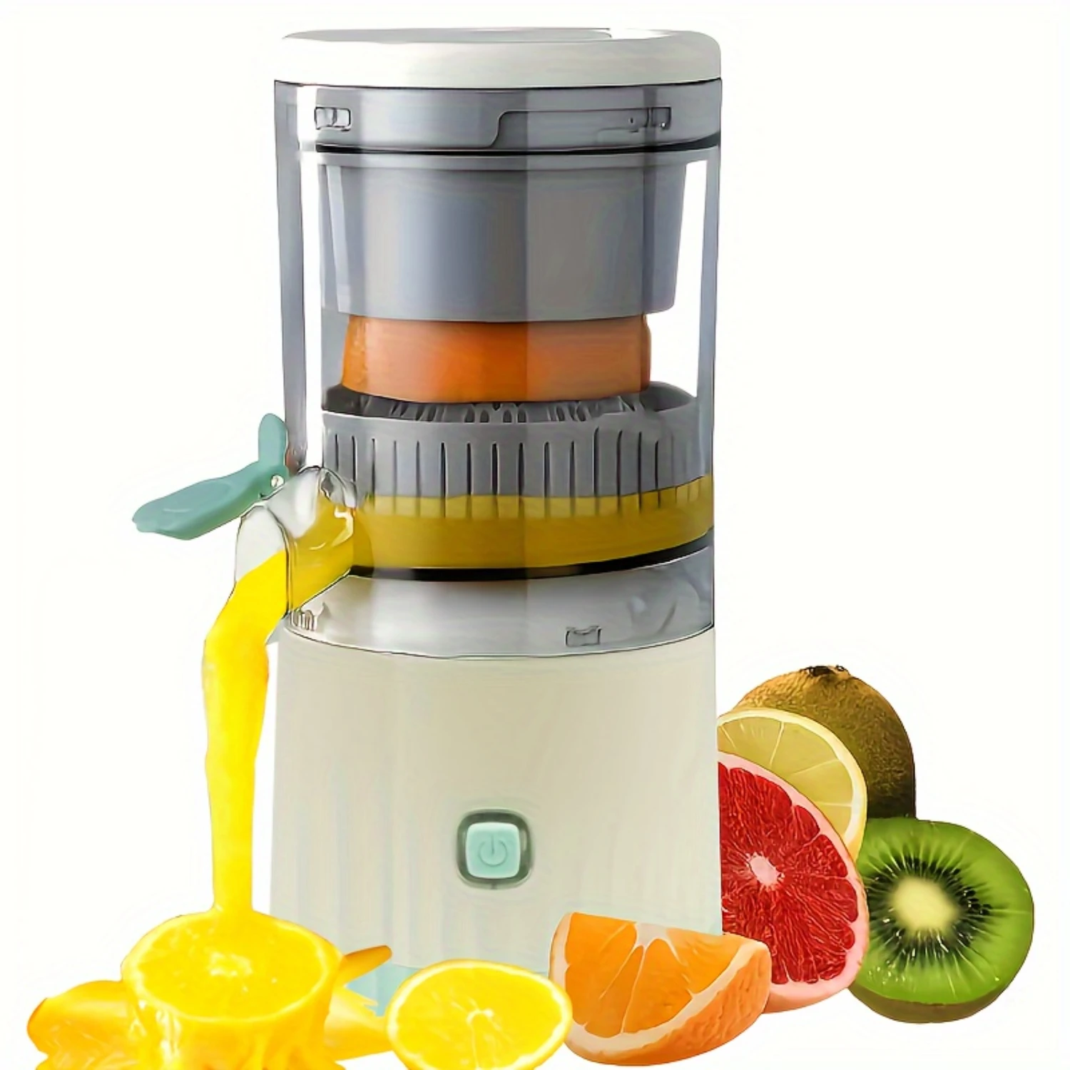 Portable Multifunctional Juicer with Automatic Juicing and Separation - Fresh Orange Juice Cup with USB Charging