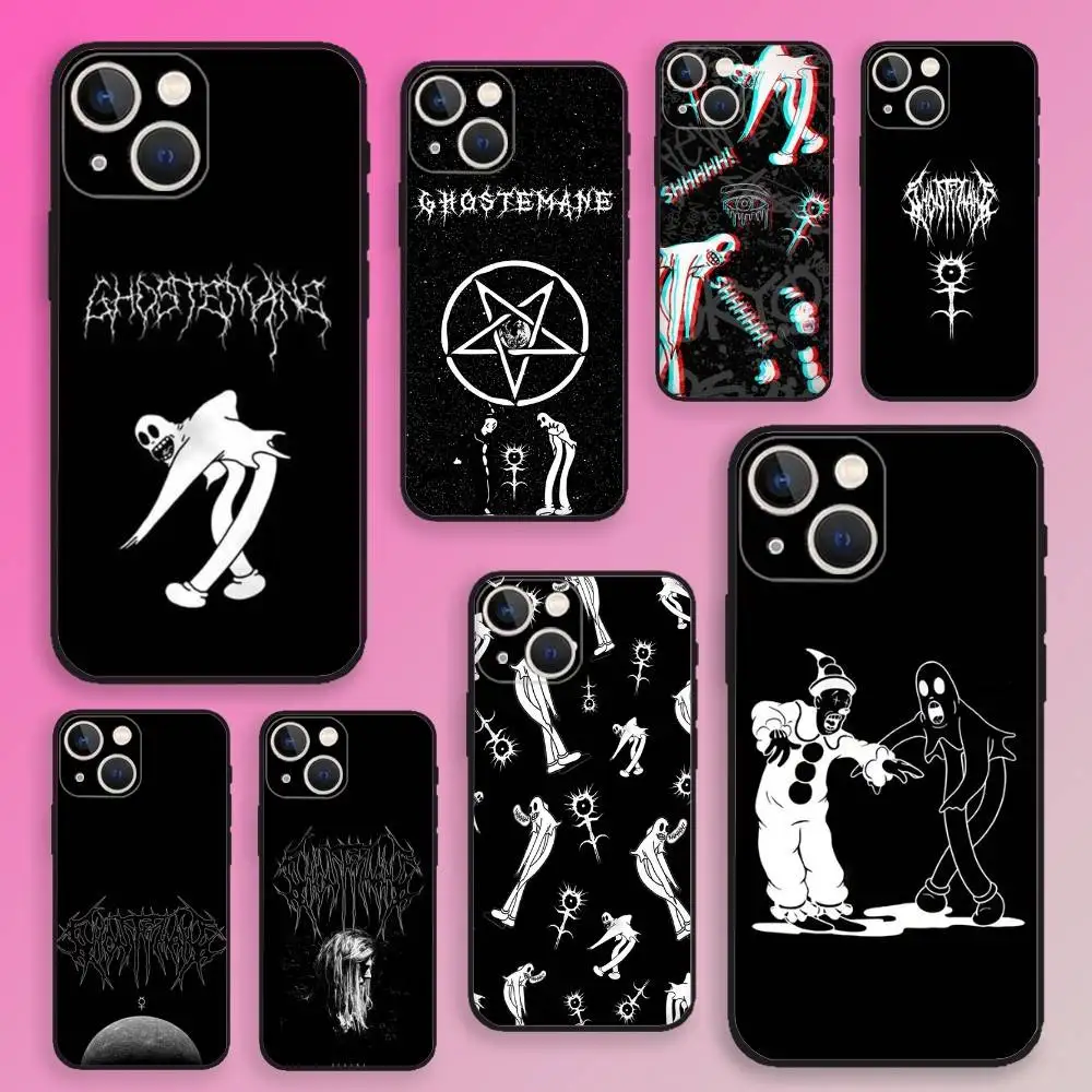 

Mercury Retrograde Ghostemane Phone Case For iPhone 16,15,14,13,12,11,Plus,Pro Max,XS,X,E,SE,Mini Soft Silicone Black Cover