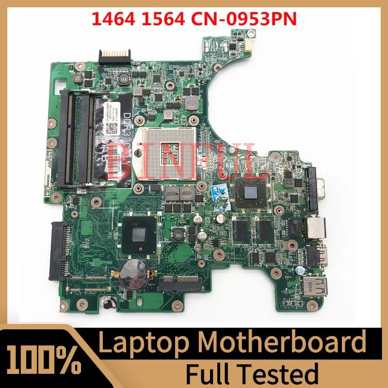 

CN-0953PN 0953PN 953PN Mainboard For DELL 1464 Laptop Motherboard DA0UM3MB8E0 216-0728020 HM55 100% Fully Tested Working Well