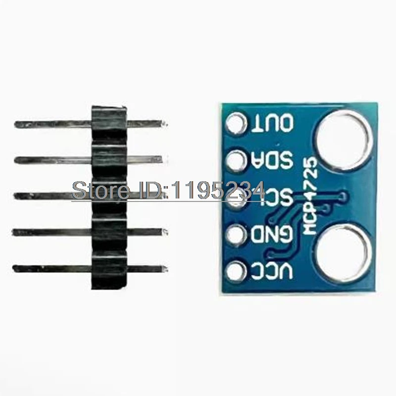 MCP4725 Module 12Bit I2C DAC Digital Converter Module Digital To Analong EEPROM Development Board 2.7V-5.5V