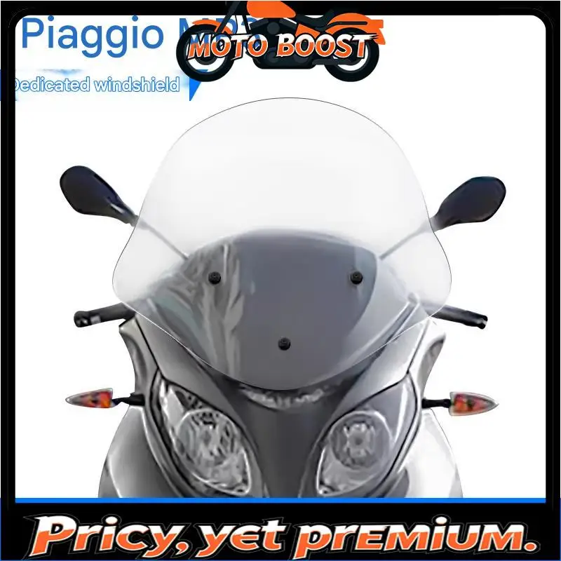 【Premium quality】FOR Piaggio MP3 Custom Tall Wind Deflector Ultra-Clear Imported Panel Vision Protection for Scooter Accessories