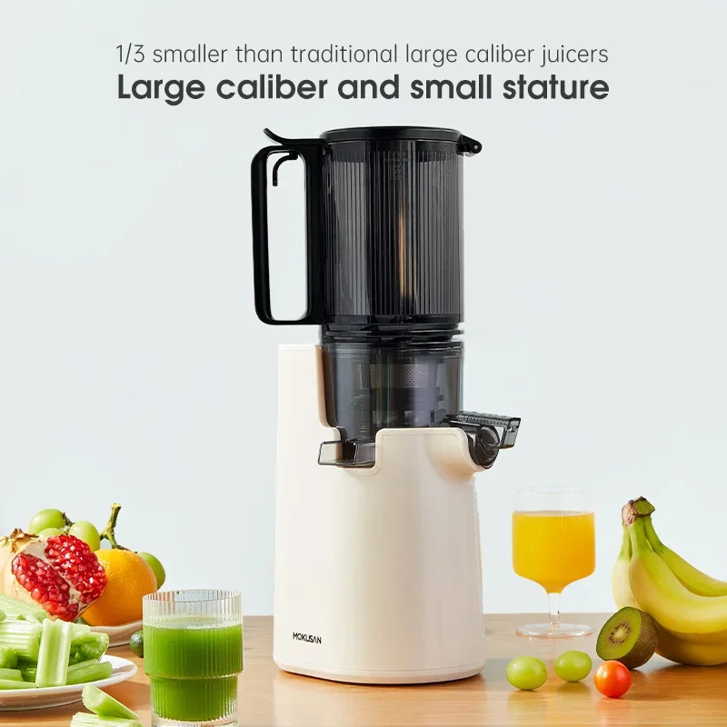 In Stock Big Mouth Cold Press Commercial Orange Fruit Machine Electric Household Vegetable Juice Multifunctional Slow Juicer