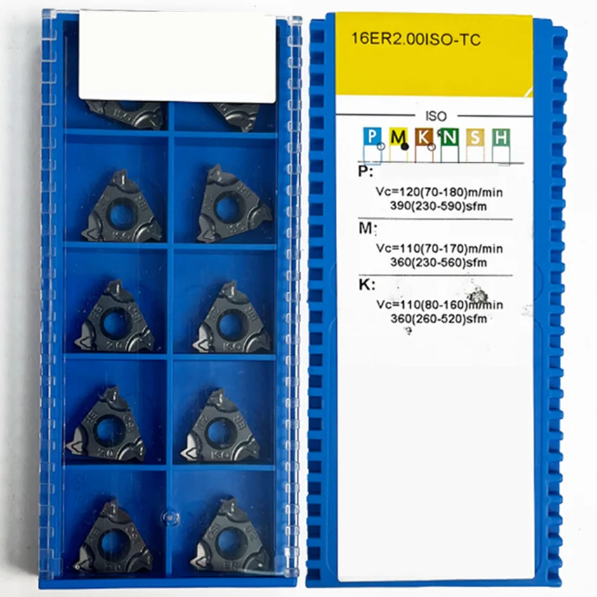16ER1.00ISO-TC/16ER1.50ISO-TC/16ER1.75ISO-TC/16ER2.00ISO-TC/16ER2.50ISO-TC/16ER3.00ISO-TC GM3225 16ER คาร์ไบด์10ชิ้น/กล่อง