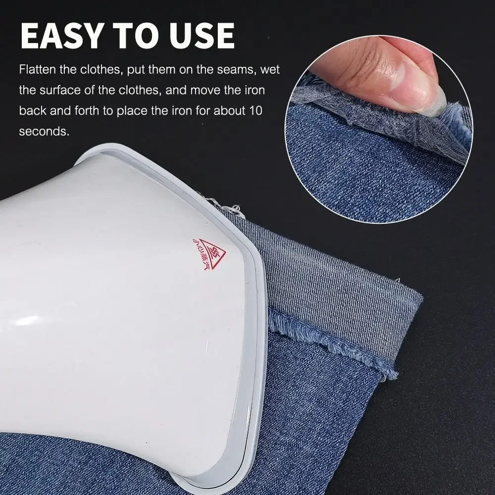 Durable 60M Interlining Adhesive Tape Double-sided Non-woven Clothes Ironing Hem Tapes DIY Sewing Tool for Shorten Repair Pants