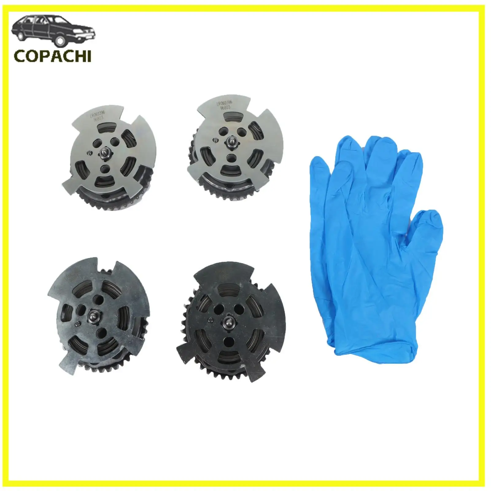 

4 шт. автомобильный впускной и выхлопной механизм с регулируемой синхронизацией распределительного вала LRO60395 LRO60396 для 10-15 Land Rover LR4 Range 3.0L 5.0L V8 DOHC AJ126