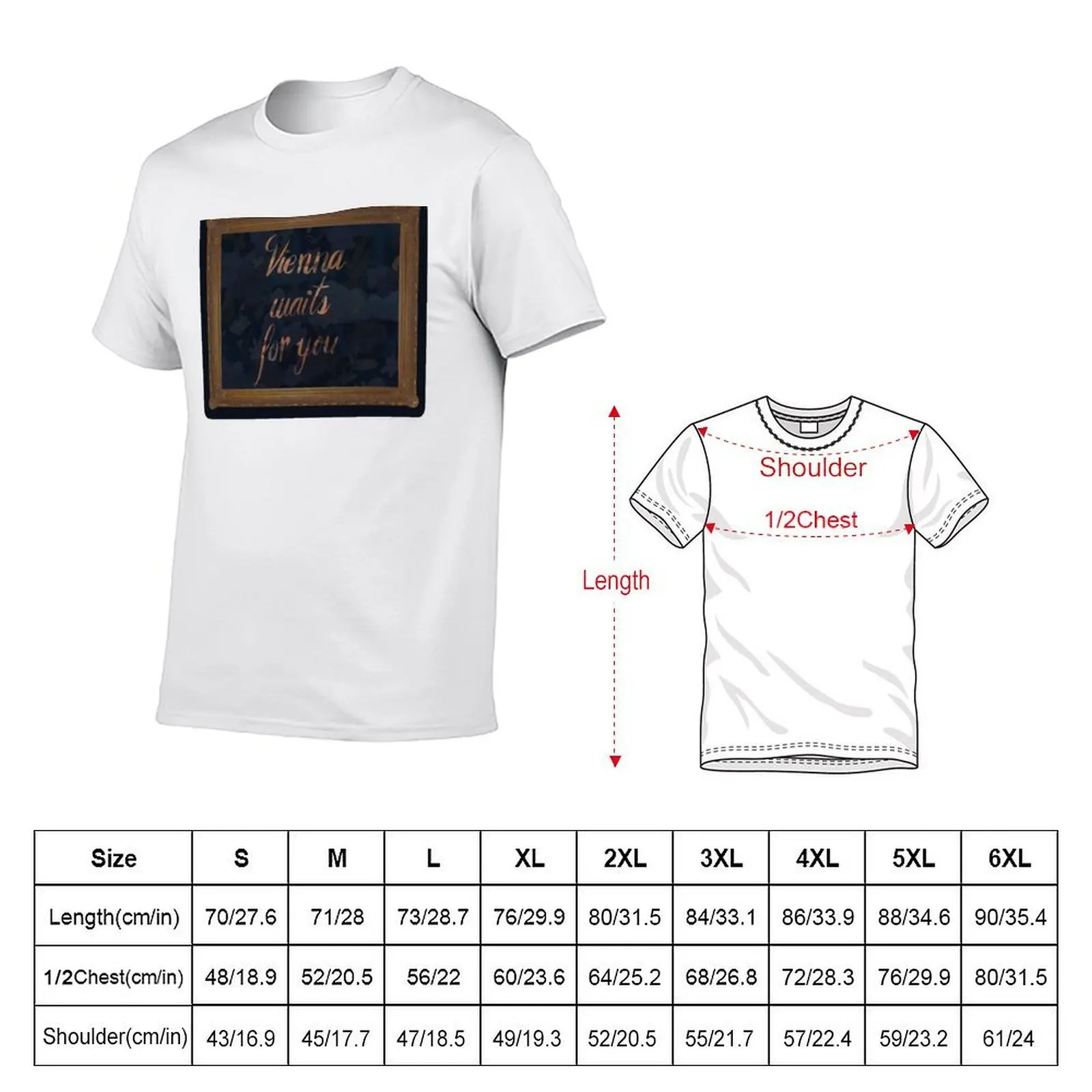 Vienna Waits For You T-Shirt vintage anime shirt vintage graphic tee mens graphic t-shirts