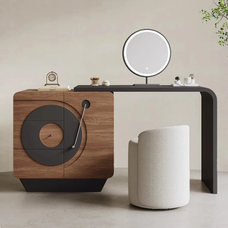 

Makeup Bedroom Dressing Table Modern Luxury Speaker Study Organizer Dressing Table Desk Wood Mesa De Maquillaje Trendy Furniture