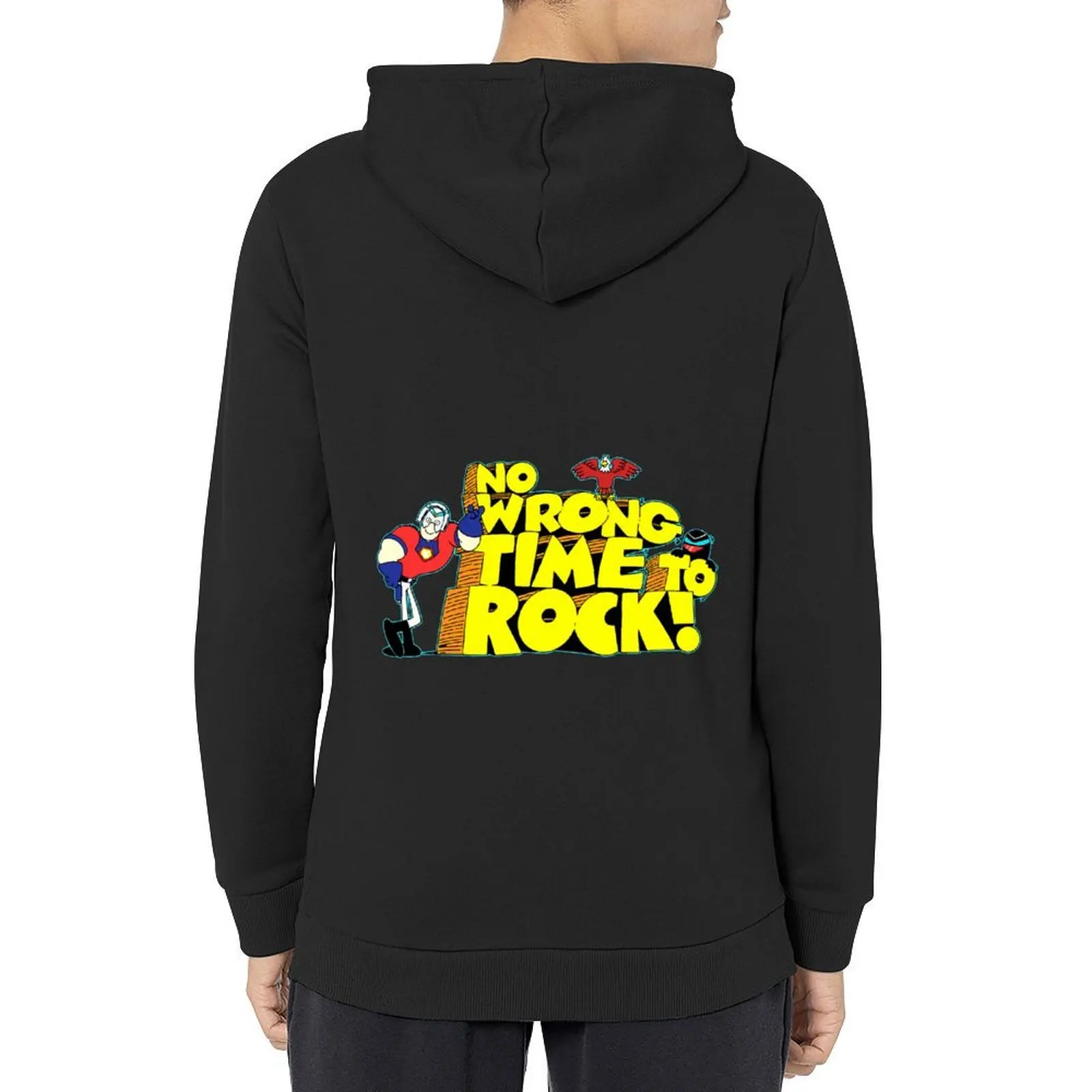 

No Wrong Time To Rock, Eagly Vigilante Peacemaker Hoodie blouse winter clothes mens designer clothes new hoodies and sweatshirts