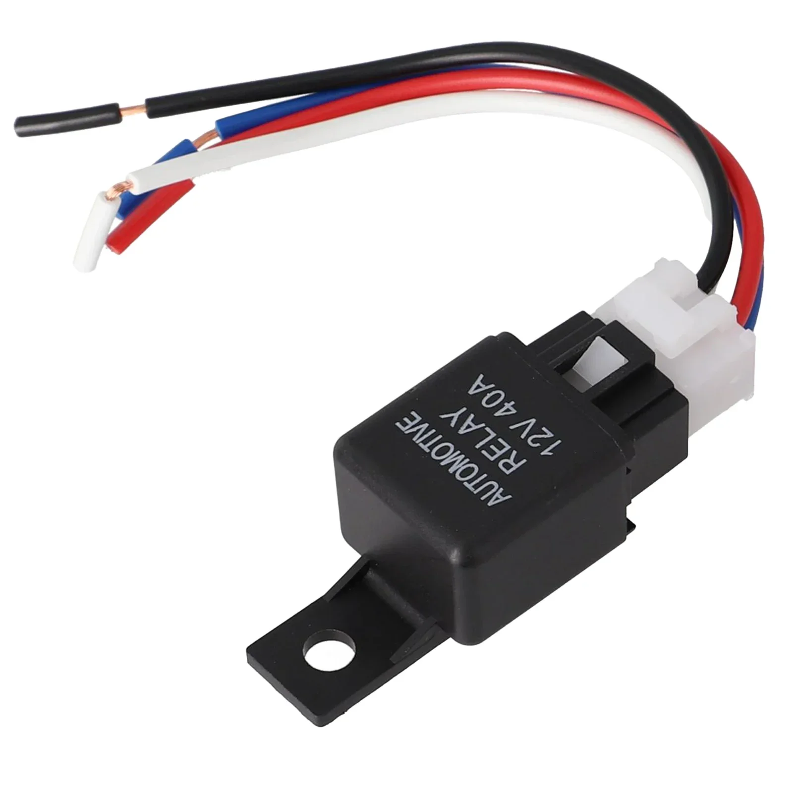 Reliable 12V 40A Car Automotive Relay 4 Pin SPST Contact Type Suitable for Strobe Lights Fog Lights Car Alarms and More