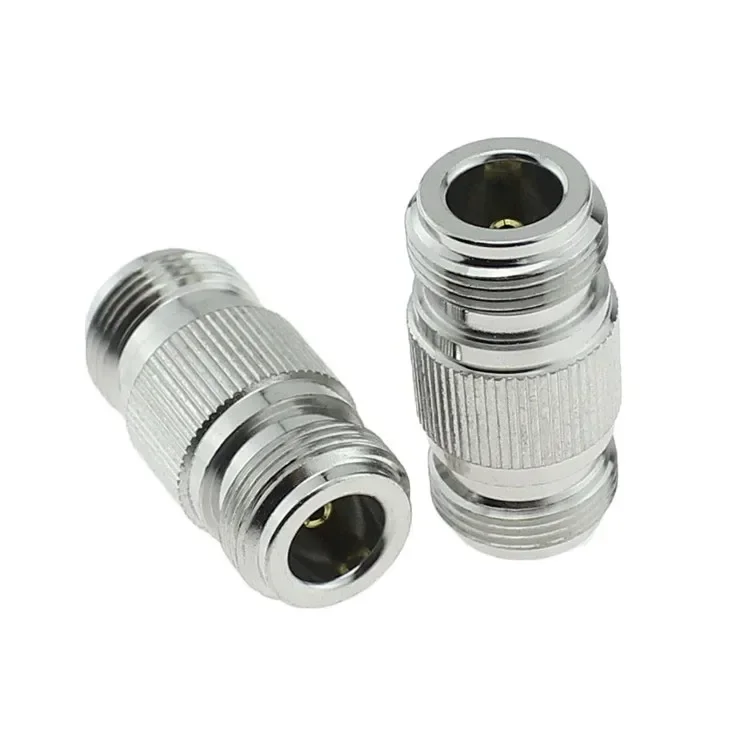 5PCS  Adapter N-KK N-head female  double pass N-type double female external screw internal hole N-50KK double female