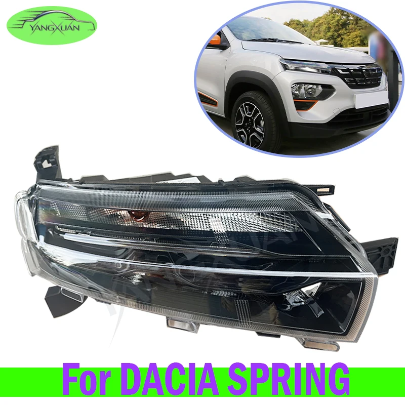 LED Daytime Running Light For Dacia Spring Front Bumper DRL Lamp Assembly Headlight Fog Lamp Assembly