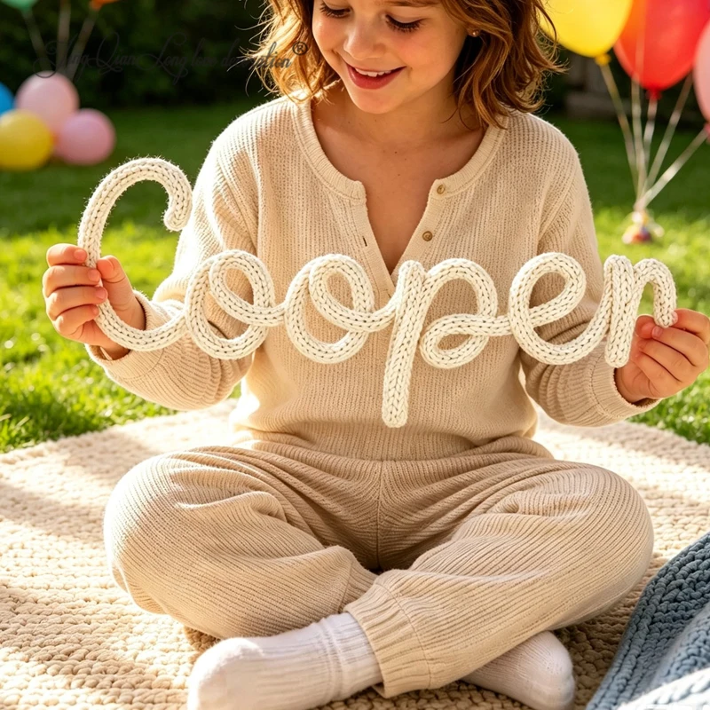 Custom Nursery Decor Personalized Wooden Name Name Signs, Baby Nursery Decor, Kids Bedroom Personalized Name Sign