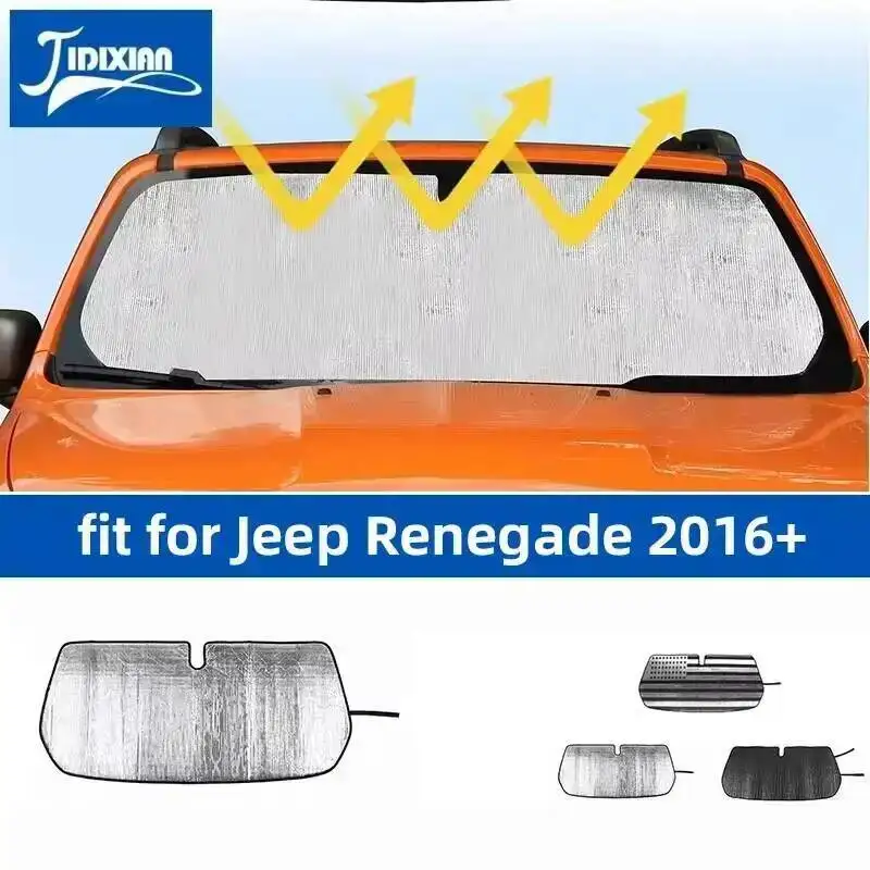 JIDIXIAN ジープ レネゲード 2016-2026年式用 車用フロントウィンド
