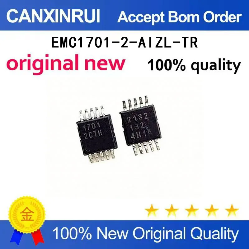 

(5-100 Pieces) Brand new original EMC1701-2-AIZL-TR EMC1701-1701 MSOP10 spot chip IC