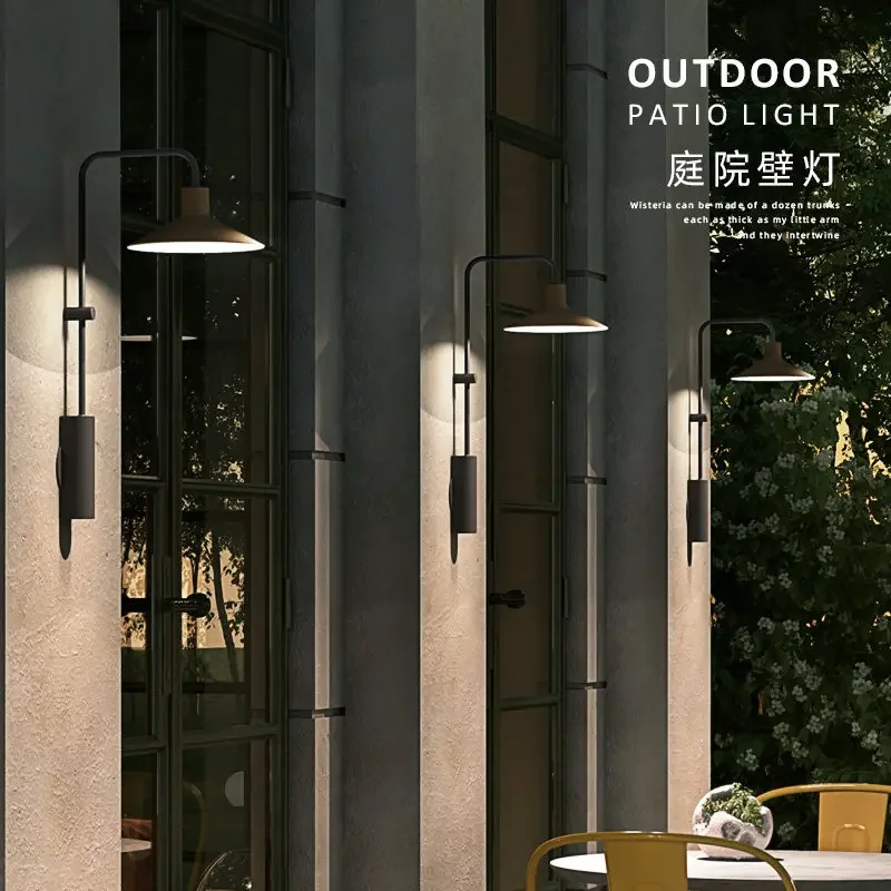 Outdoor Wall Light Waterproof Exterior Wall Light Villa Garden  Garden Door Front Balcony Wall Terrace