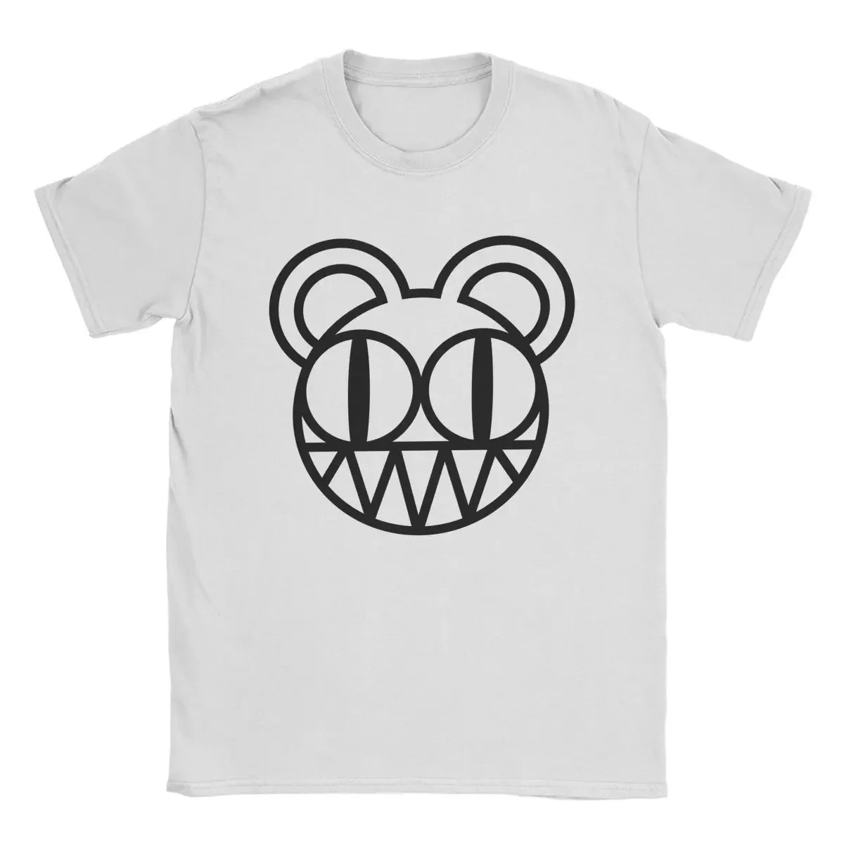 Radiohead Logo Men T Shirts Novelty Tees Short Sleeve O Neck T-Shirt Pure Cotton Printed Clothes