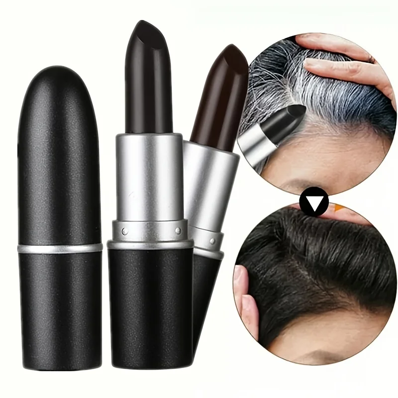 Caneta de coloração de cabelo, nova tintura de cabelo temporária rápida para cobrir os fios brancos, 1 unidade