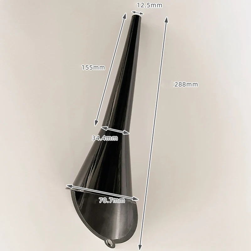 Imbuto a stelo lungo per Auto 4 pezzi strumenti di riempimento carburante olio multifunzione imbuto in plastica antispruzzo strumenti di