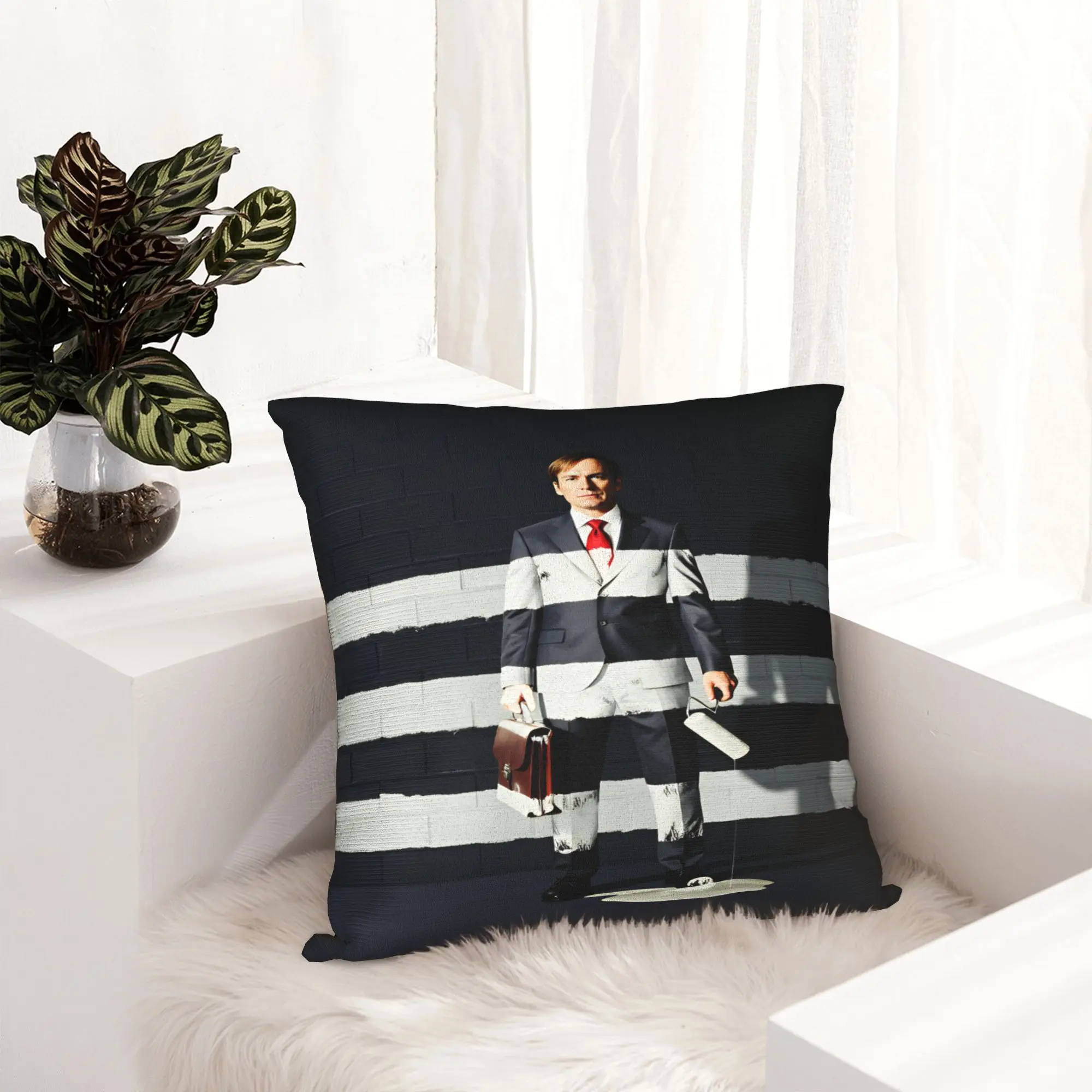 Saul Goodman Actor  Pillow Case Breaking Bad Vintage Pillow Cover Design Pillowcases For Sofa Couch Bed Living Room