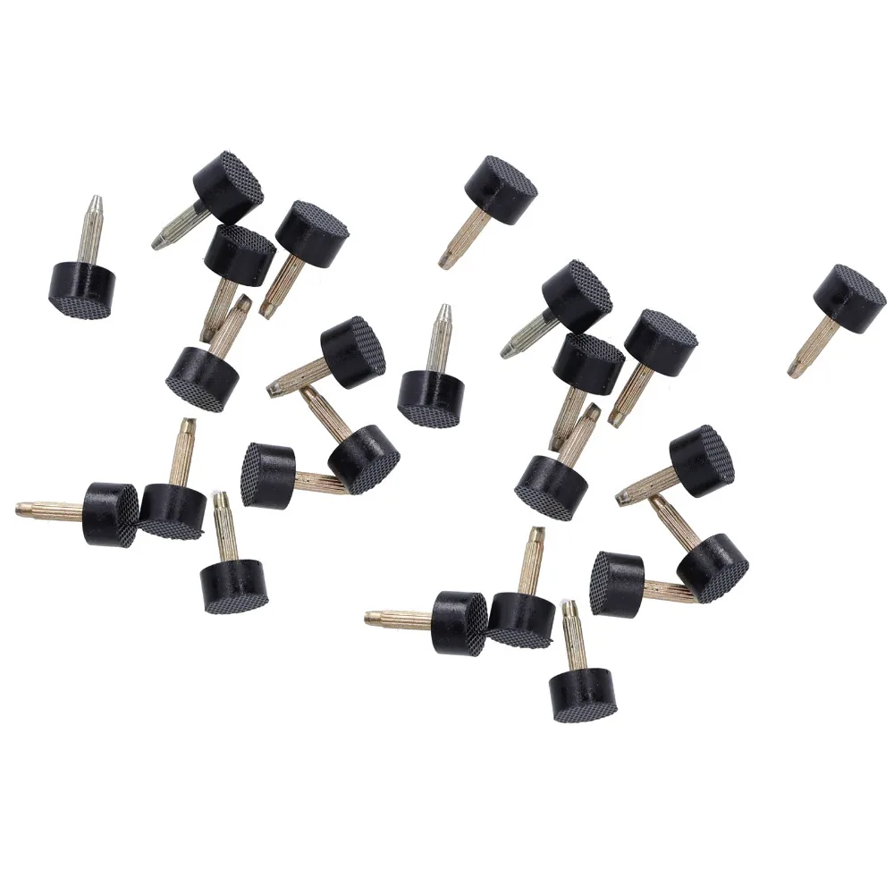 60pcs 5 Different Sizes High Heel Repair Tips Heel Cushions & Cups Pin Taps Dowel Lifts Heel Replacement Caps Shoe Repair Pins