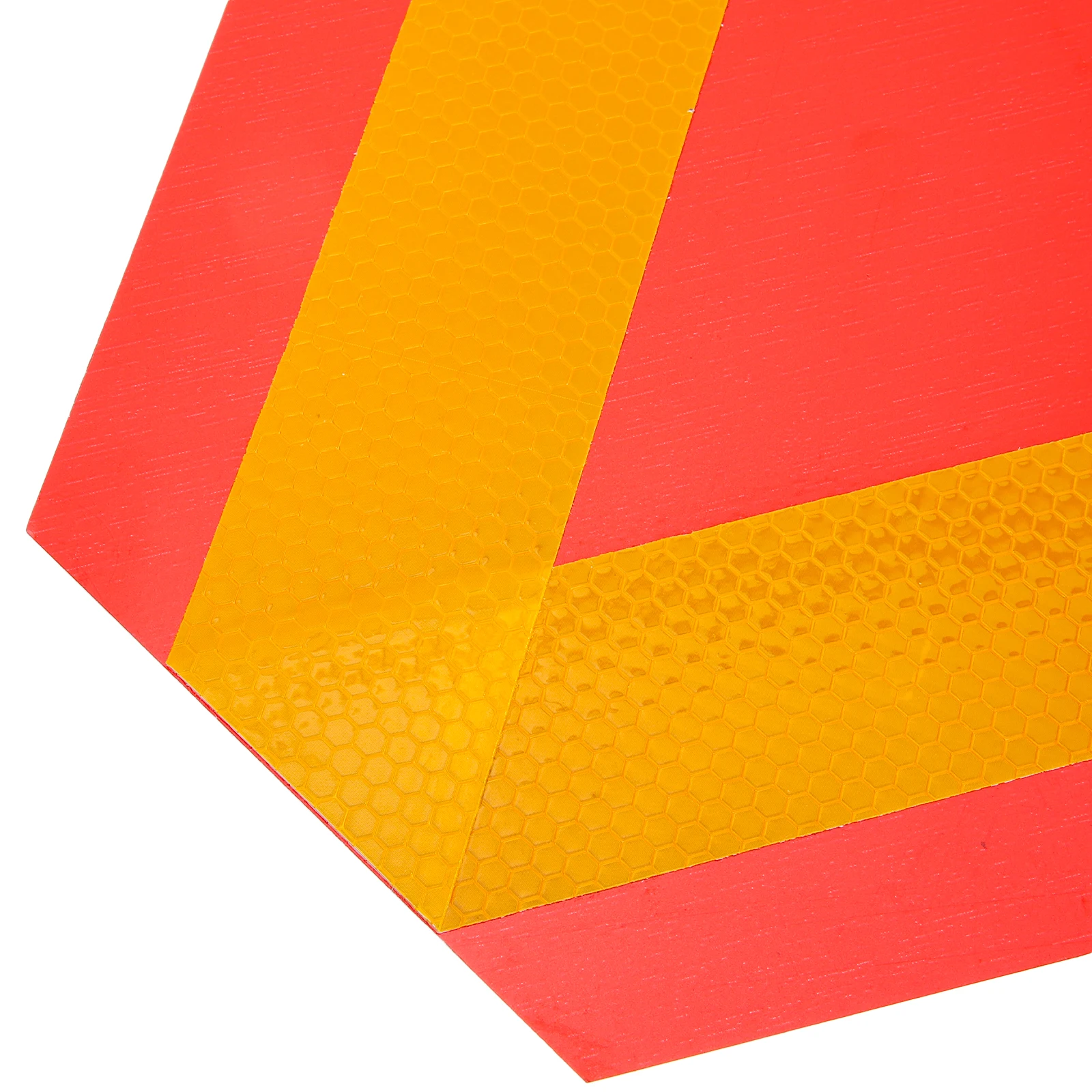 2pcs Triangle Aluminum Signs Slow Moving Vehicle Warning Safety Traffic Slow Moving Vehicle Sign Sign Night Driving