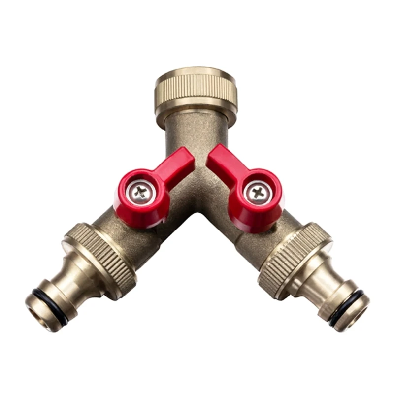 

3/4inch Water Distributor Practical Y Shaped Hose Valves Suitable for Irrigation Dropship