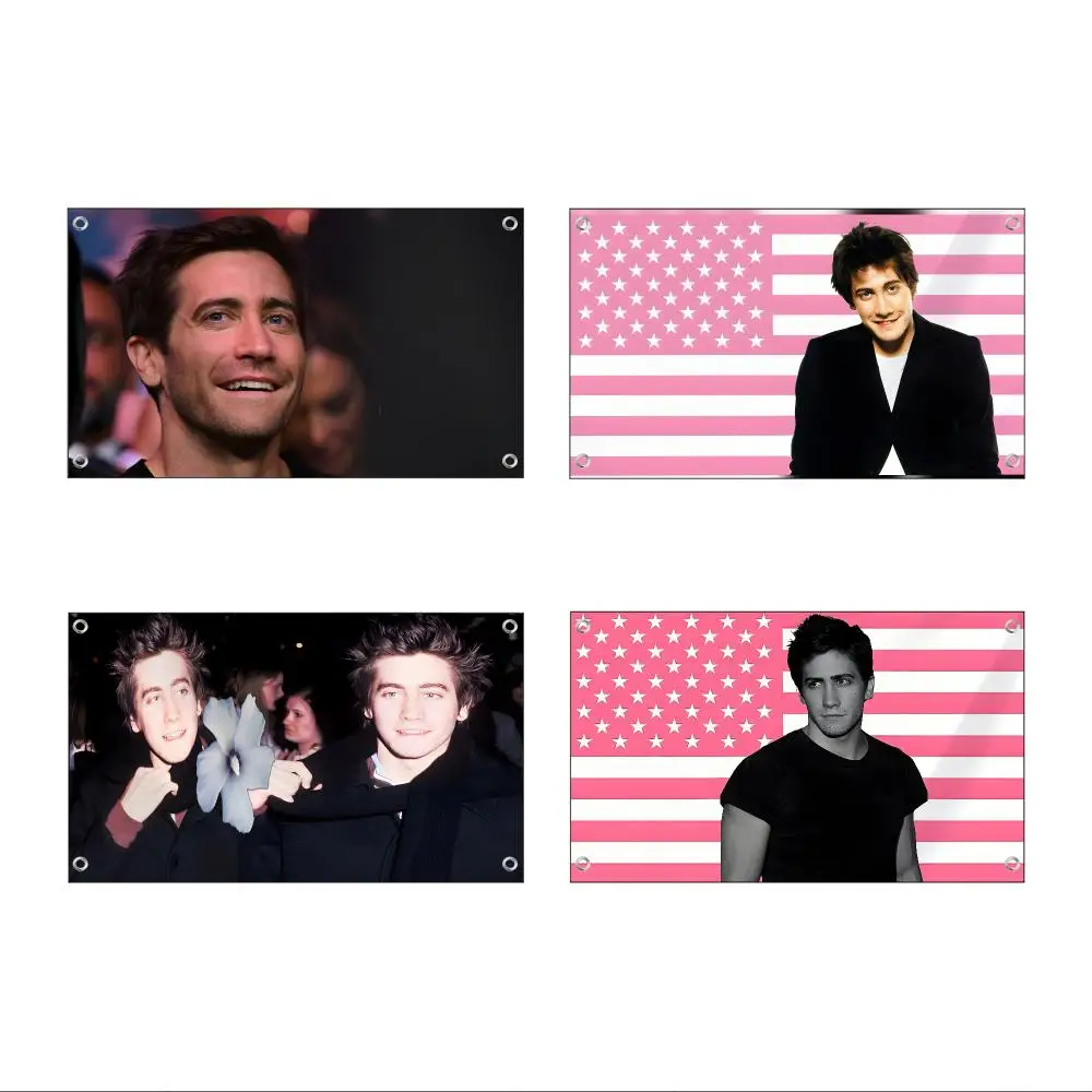 Classics Actor J-Jake Gyllenhaal Flags Custom Camping Outdoor Garden Room Bedroom Decor Party Backdrops Wall Art Family Gifts