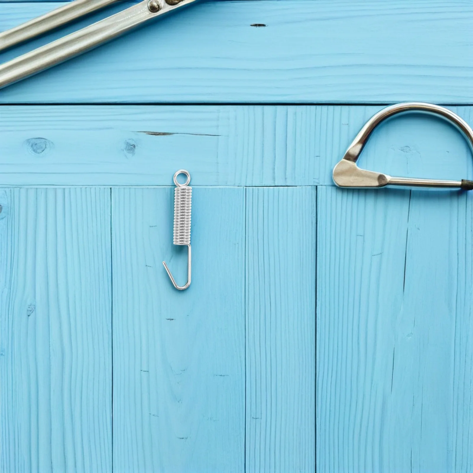 6Pcs Exhaust Fan Vent Spring Replacement Galvanized Robust Structure Bathroom Kitchen Ceiling Ventilation Springs Versatile Use