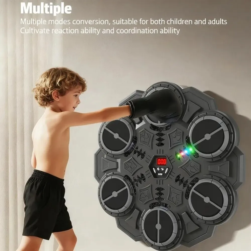 Smarte Musik-Boxmaschine für Innenräume, Elektronisches Bluetooth-Zielgerät zur Reaktionstrainings, Wandmontiertes Elektronisches Ziel – Detail 10